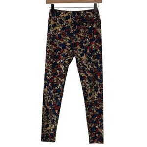 LuLaRoe Super Stretchy Legging Yoga Pants Floral Pattern OS
